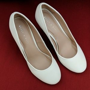 White Kelly & Katie Pump